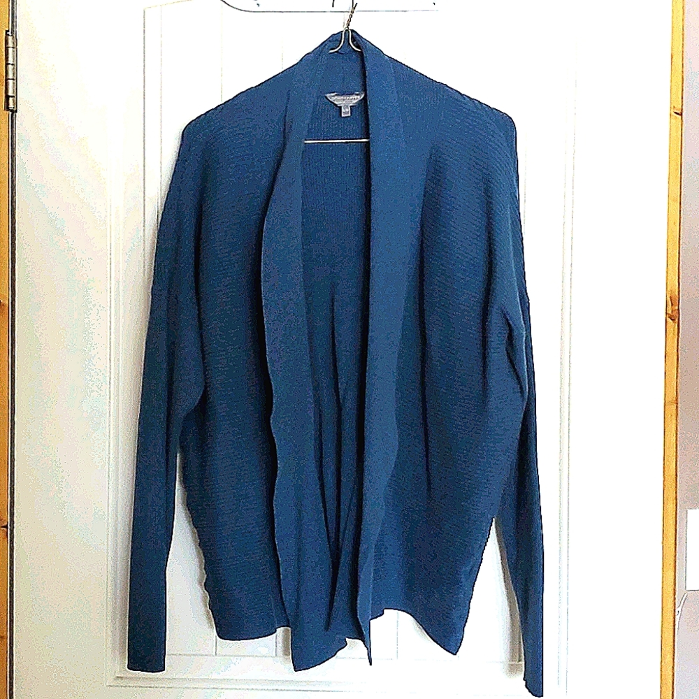 Blue cardigan
